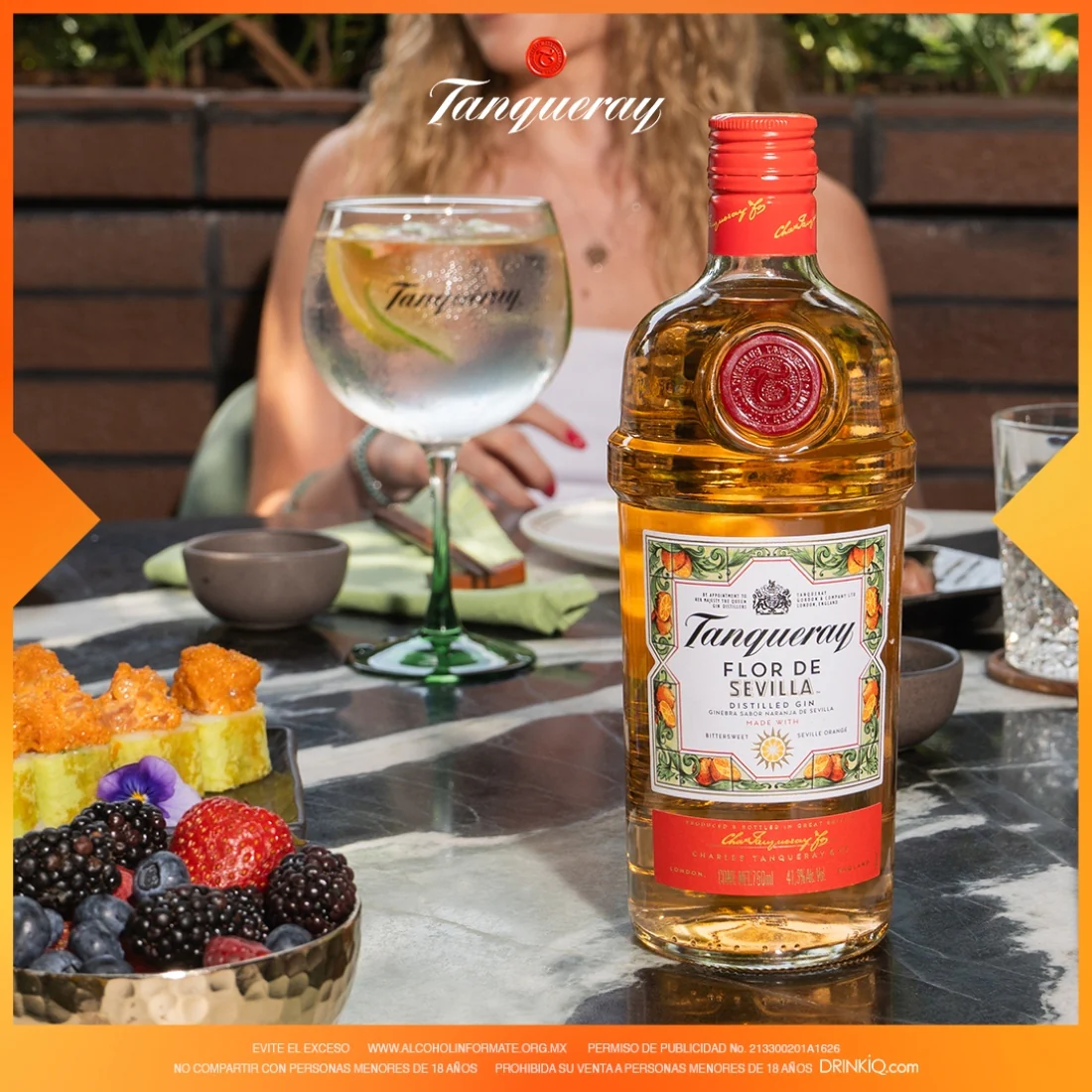 Ginebra Tanqueray Flor de Sevilla Cítrica 750 ml - Image 4