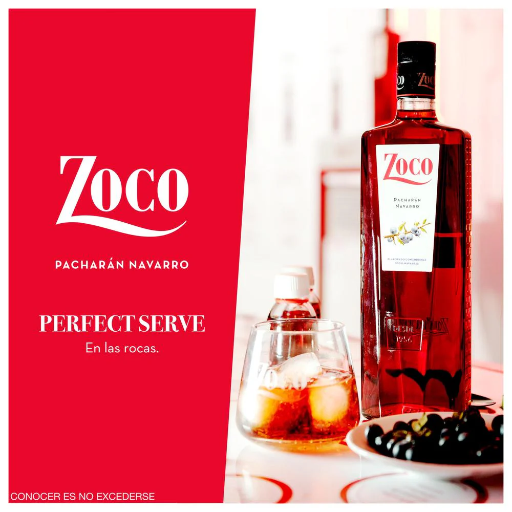 Licor Pacharan Zoco 1000 mL - Image 3