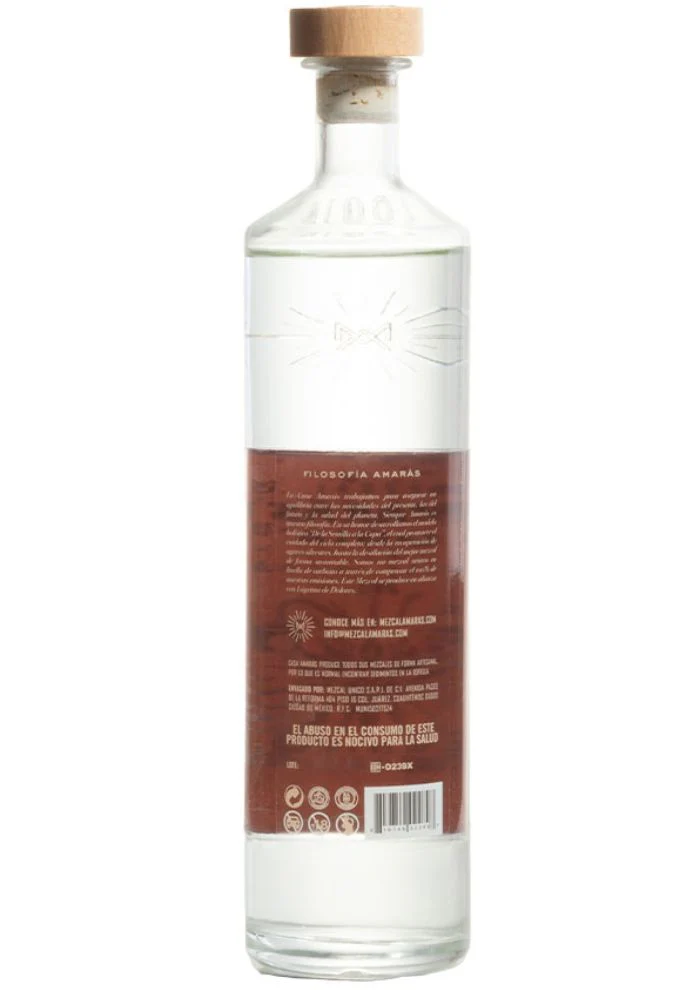 Mezcal Amarás Logia Cenizo 700 mL - Image 2