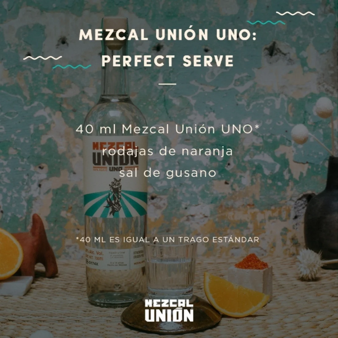 Mezcal Unión Uno Joven Espadín y Cirial 700 ml - Image 3