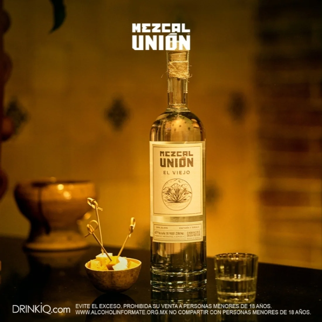 Mezcal Unión El Viejo Espadín y Tobalá 700 ml - Image 4