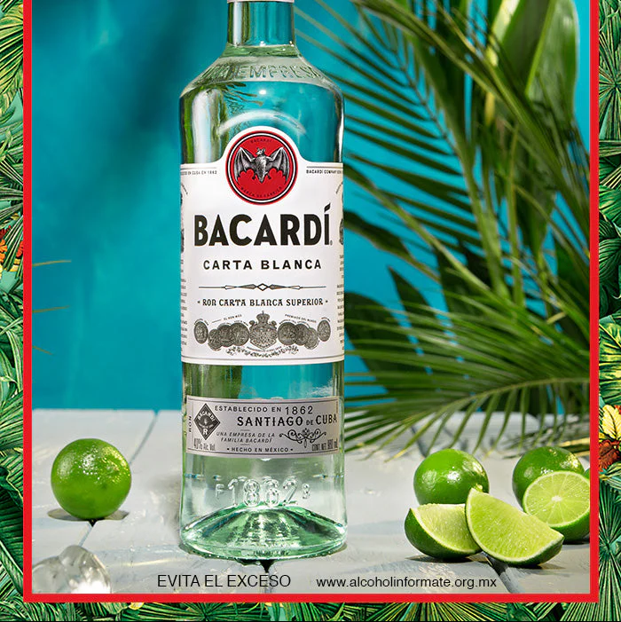 Ron Bacardi Carta Blanca 980ml - Image 4