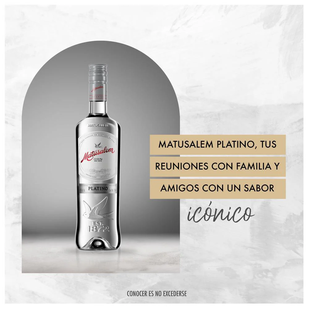 Ron Matusalem Platino 750 mL - Image 3