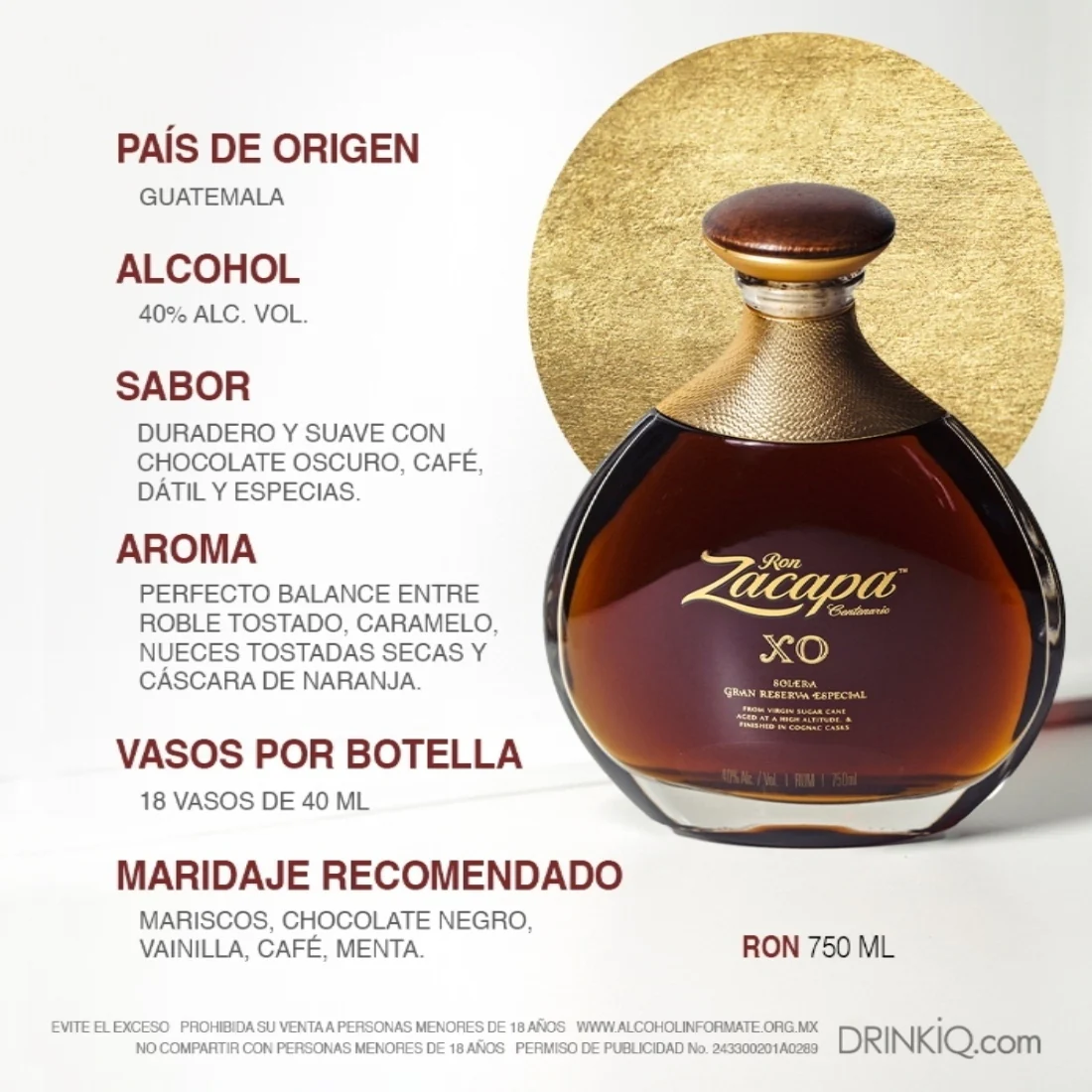 Ron Zacapa Centranario XO Solera Gran Reserva Especial 750 ml - Image 5