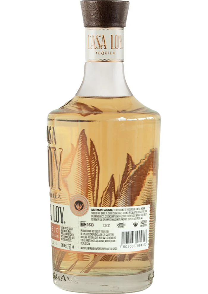 Tequila Casa Loy Añejo 750 mL - Image 2