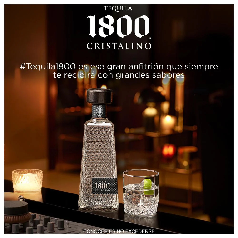 Tequila Cuervo 1800 Cristalino Añejo 700 mL - Image 4