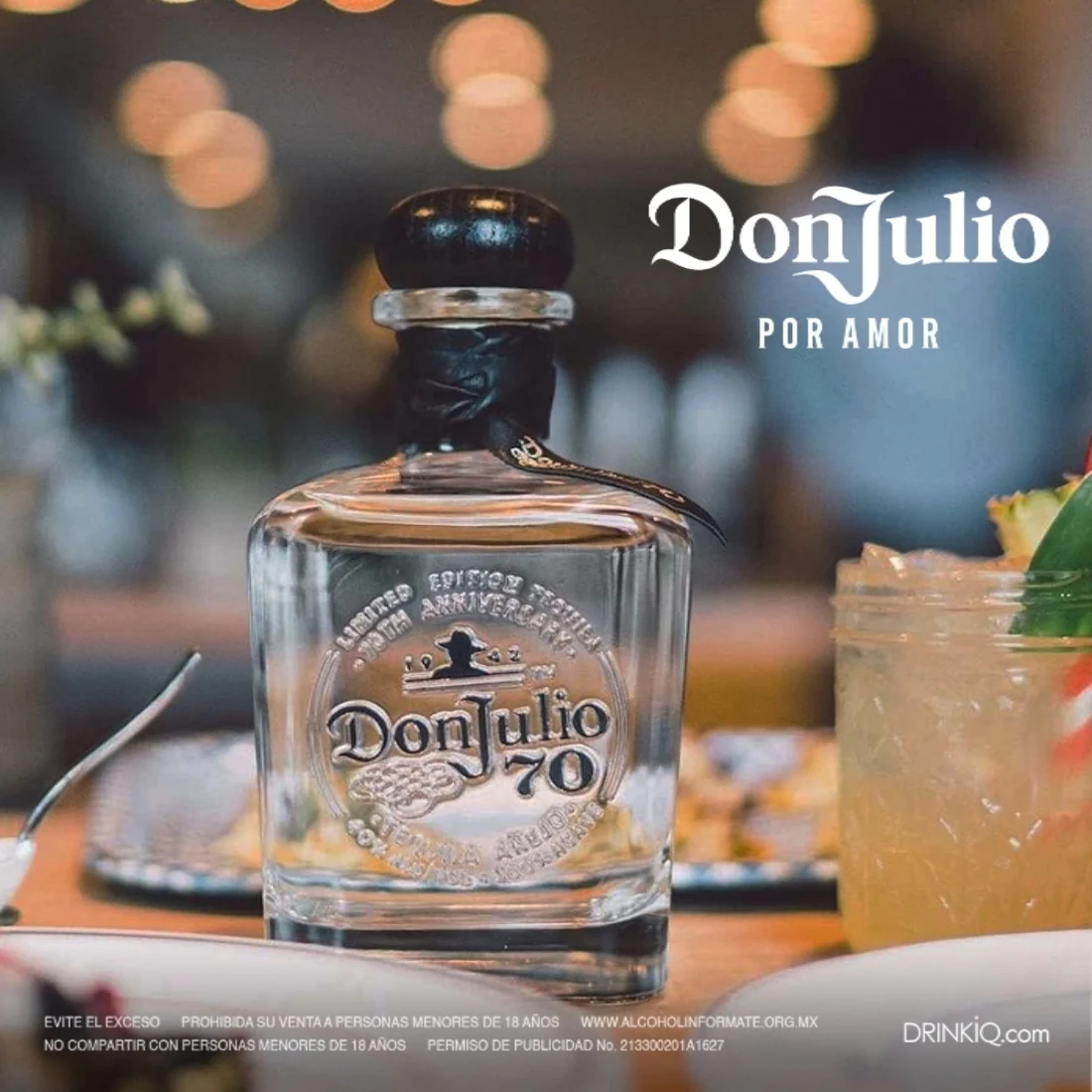 Tequila Don Julio 70 Cristalino 700 ml (OFERTA EXCLUSIVA EN LÍNEA) - Image 4