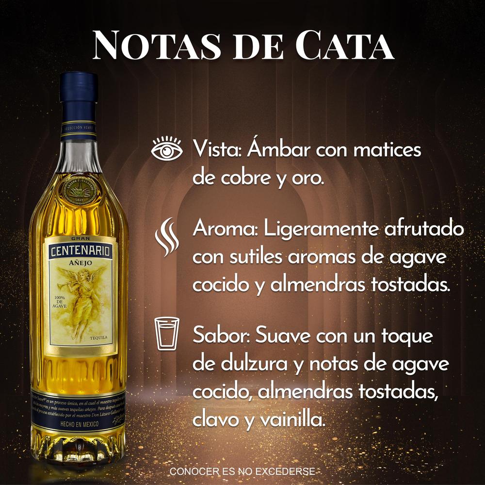 Tequila Gran Centenario Añejo 695 mL - Image 2