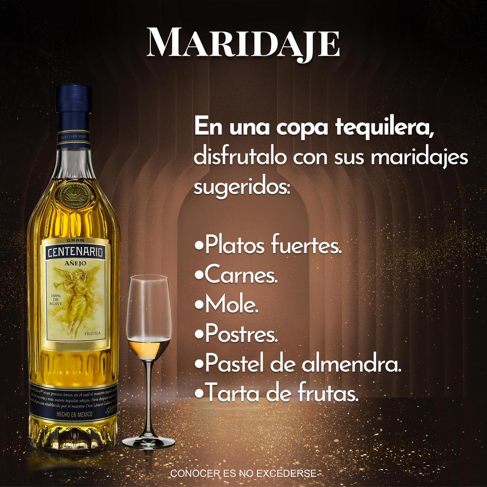 Tequila Gran Centenario Añejo 695 mL - Image 3