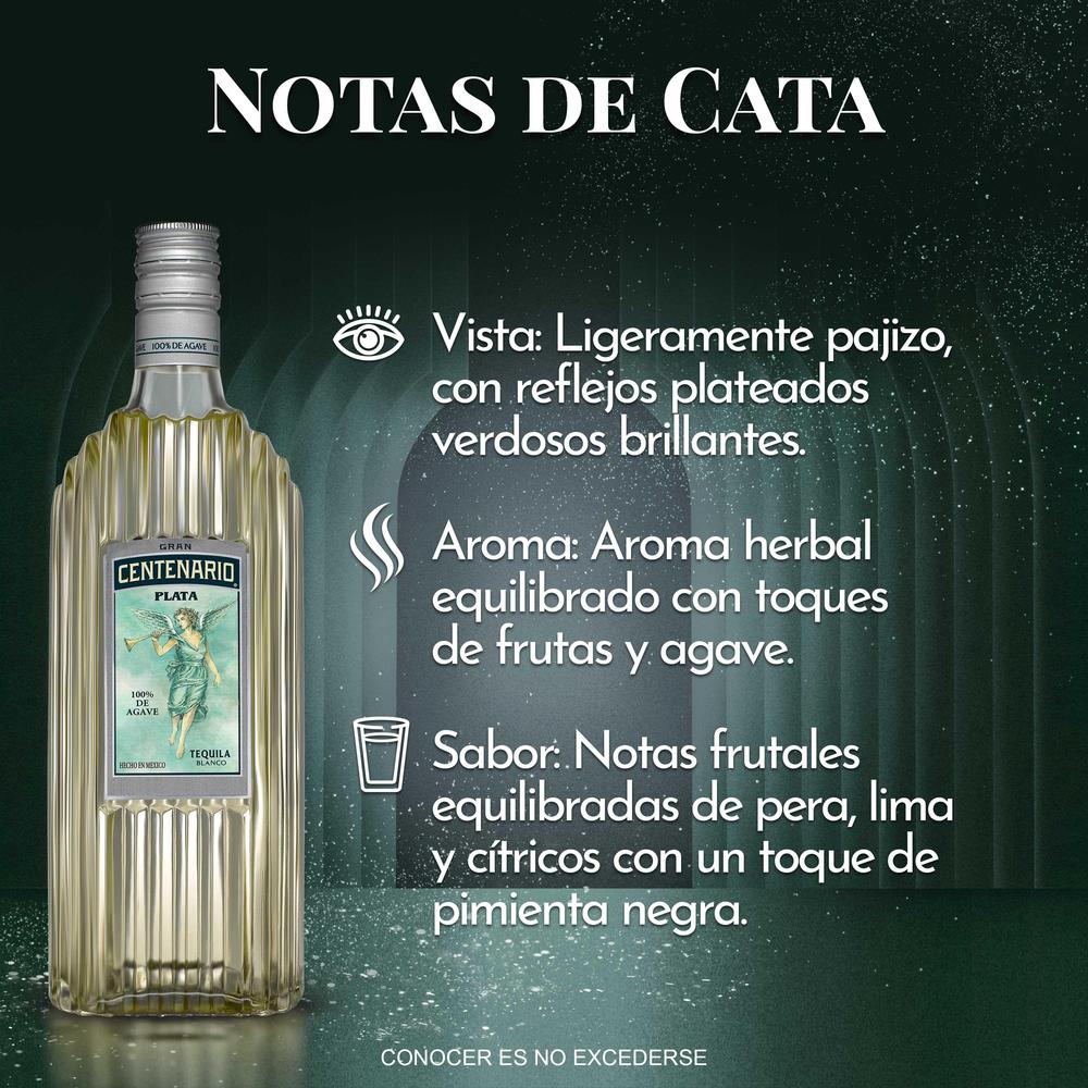Tequila Gran Centenario Plata 700 mL - Image 3