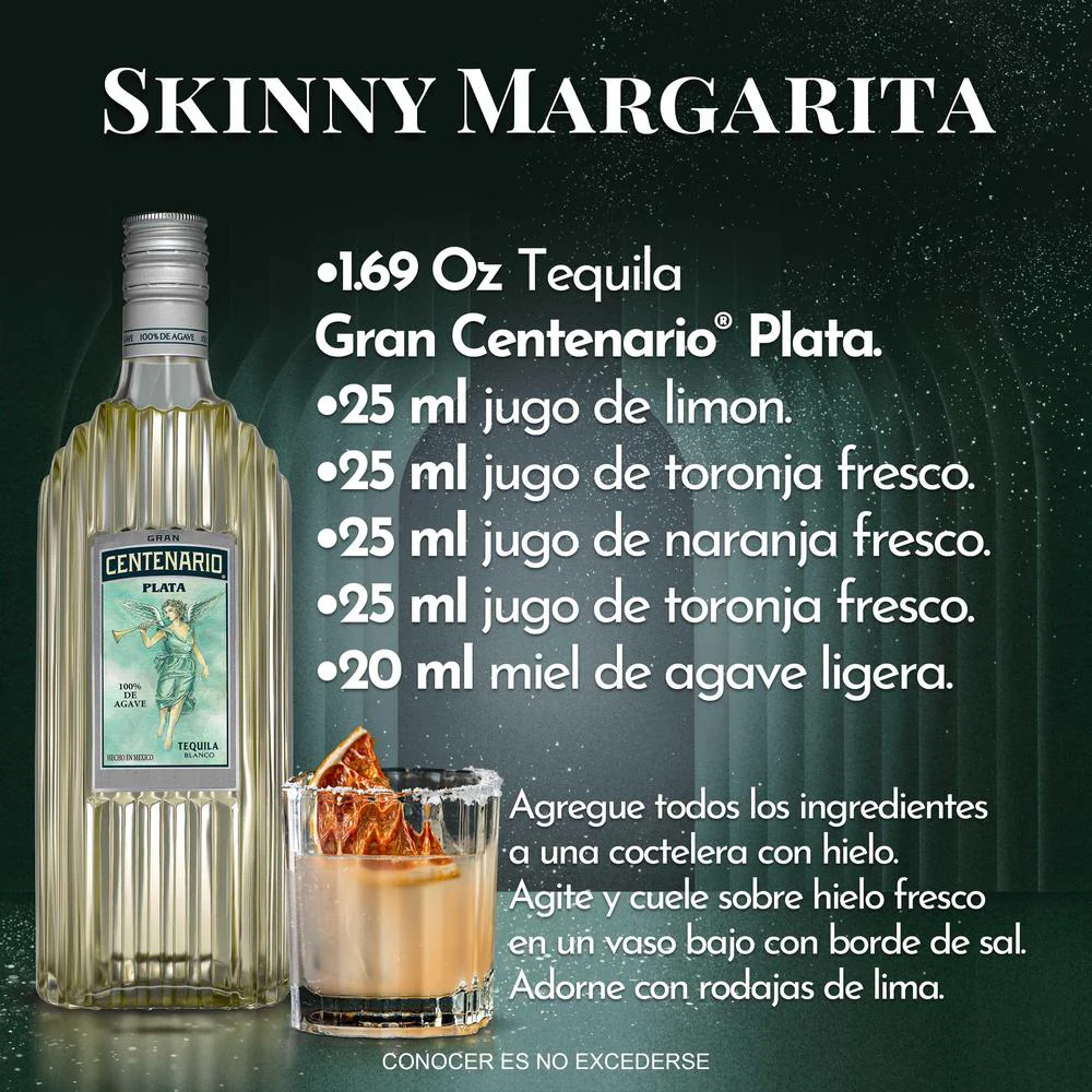 Tequila Gran Centenario Plata 700 mL - Image 4