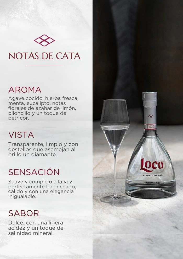 Tequila Loco Puro Corazón  750 mL - Image 3