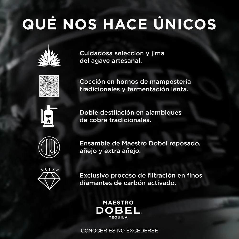 Tequila Maestro Dobel Diamante Kosher 700 mL - Image 4
