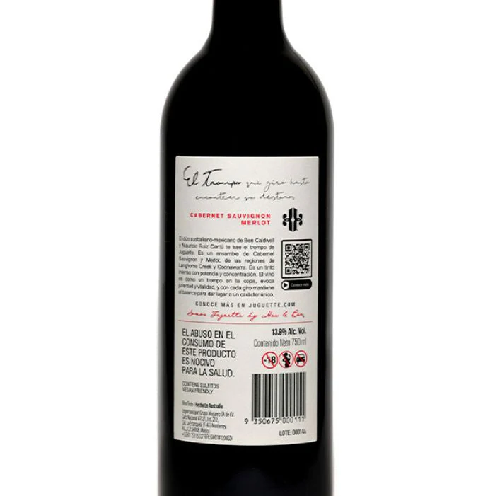 Vino Tinto El Trompo de Juguette 750 mL - Image 3