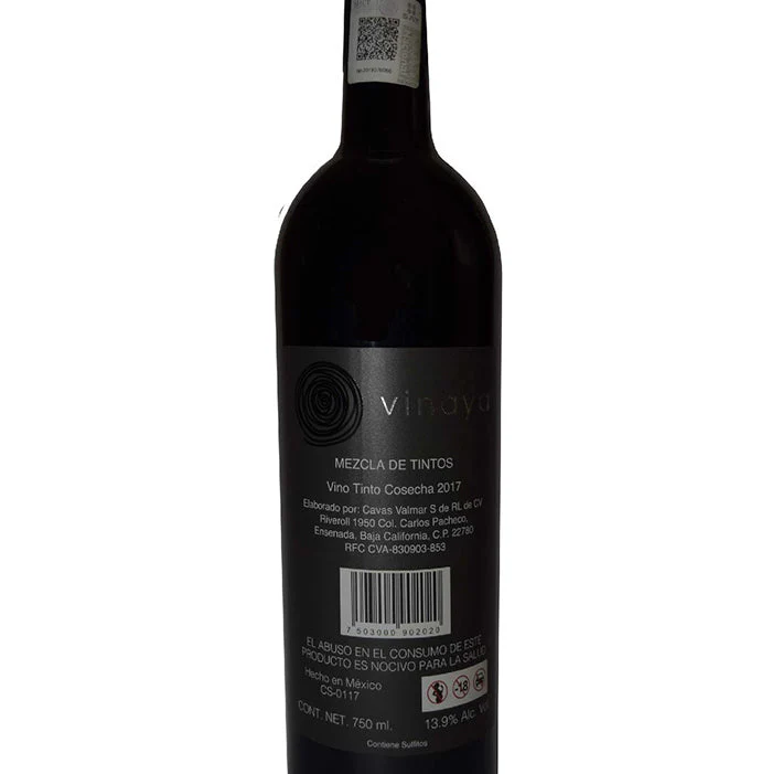 Vino Tinto Vinaya 750 mL - Image 2