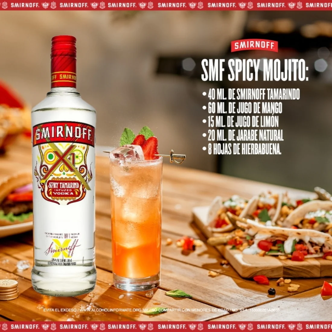 Vodka Smirnoff X1 Tamarindo 750 ml - Image 3