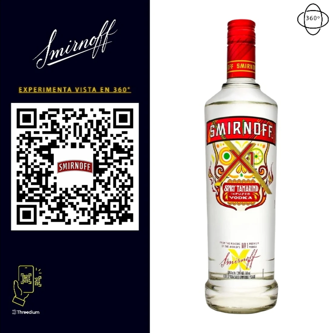 Vodka Smirnoff X1 Tamarindo 750 ml - Image 6