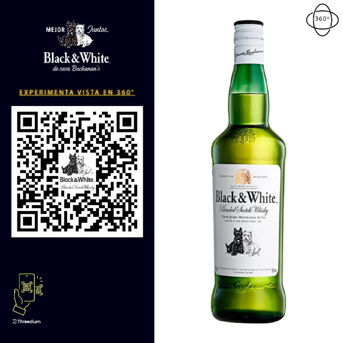 Whisky Black & White Original Blended Scotch 700 ml (OFERTA EXCLUSIVA EN LÍNEA) - Image 6