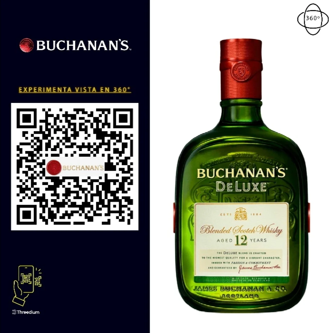 Whisky Buchanan's Deluxe 12 años Blended Scotch 750 ml (OFERTA EXCLUSIVA EN LÍNEA) - Image 6