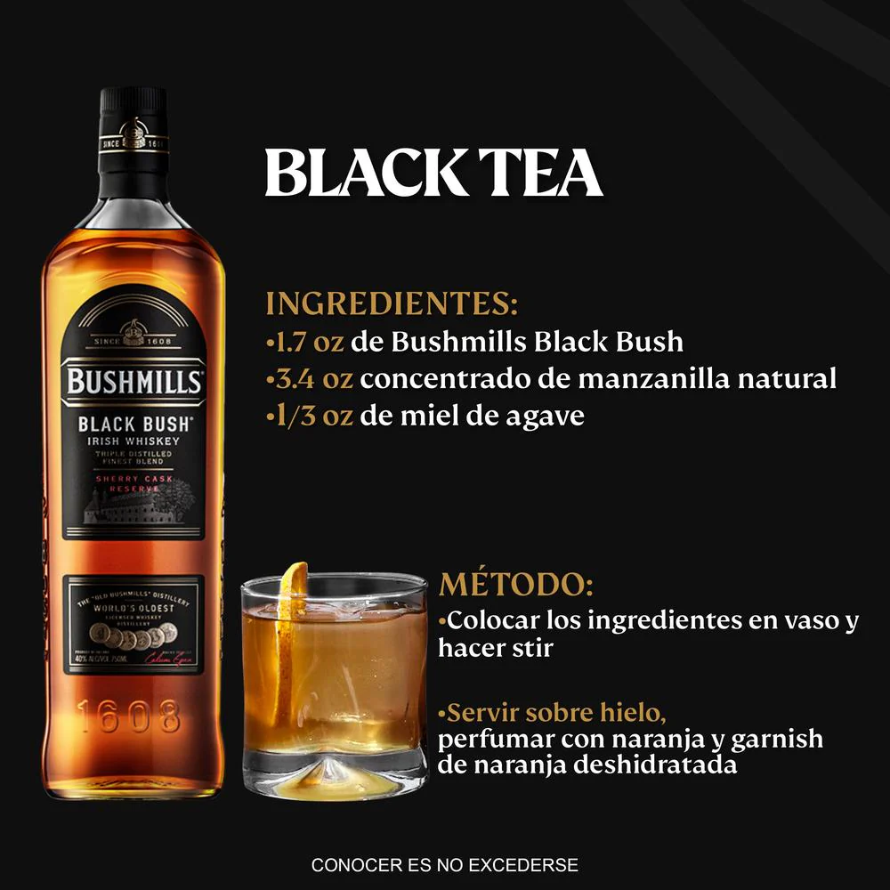 Whisky Bushmills Black Bush 750 mL - Image 4