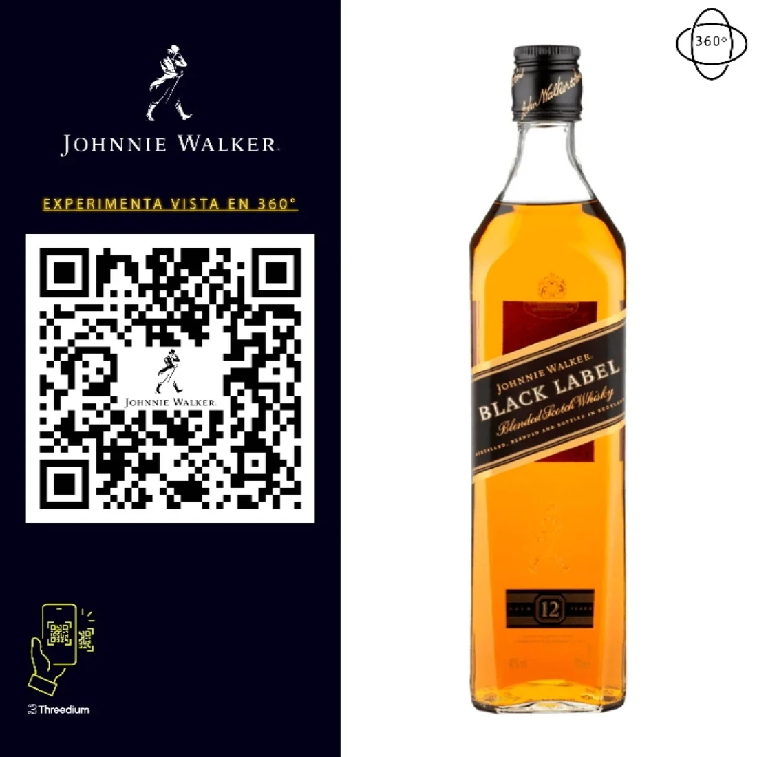 Whisky Johnnie Walker Black Label Blended Scotch 1 L (OFERTA EXCLUSIVA EN LÍNEA) - Image 6