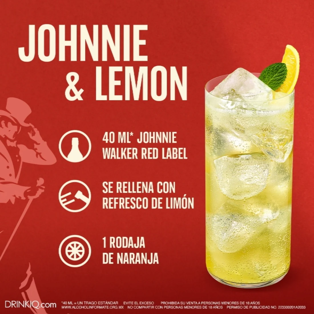 Whisky Johnnie Walker Red Label Blended Scotch 1 L (OFERTA EXCLUSIVA EN LÍNEA) - Image 3