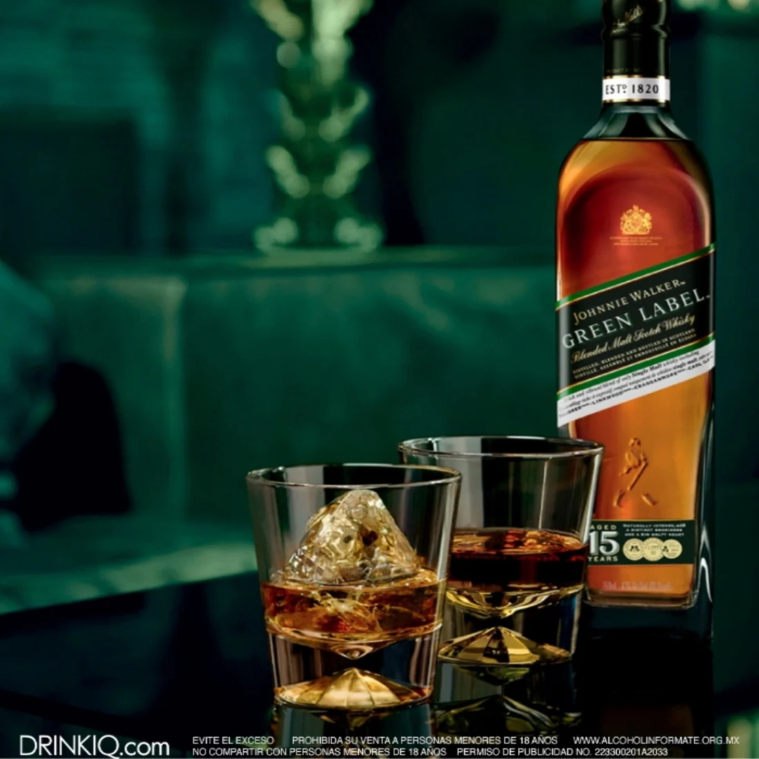 Whisky Johnnie Walker Green Label Blended Scotch 700 ml - Image 2
