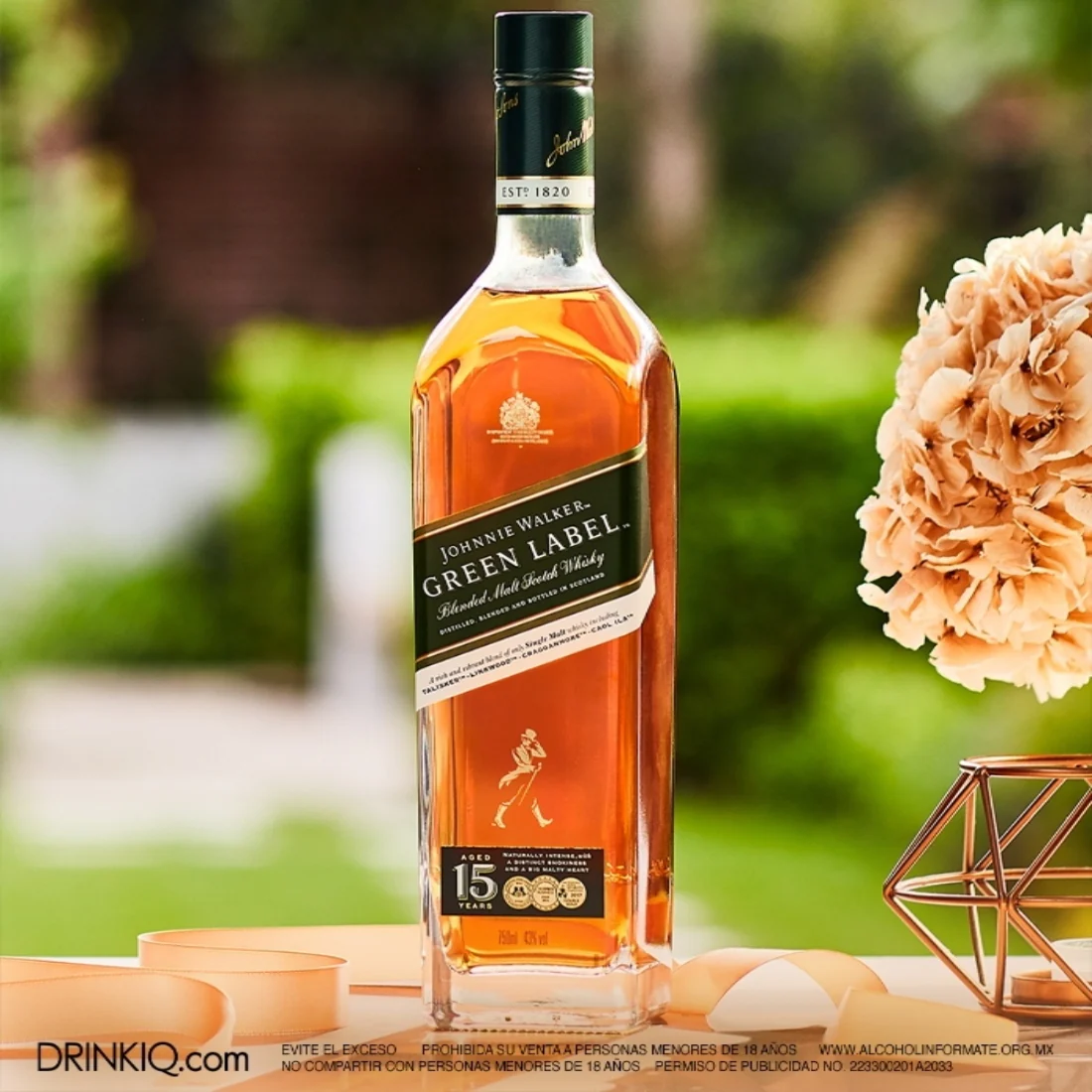 Whisky Johnnie Walker Green Label Blended Scotch 700 ml - Image 4